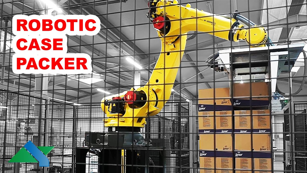 ROBOTIC CASE PACKER - bottles packaging I ALBERTINA Machinery