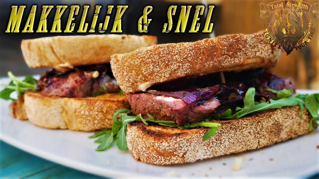 BULK recept - mais en STEAK van de BBQ! (2000 kcal) | VLOG