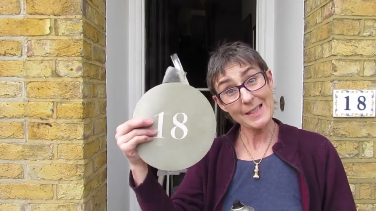 Sophie's Stained Glass | Painting a number on Glass - No firing.