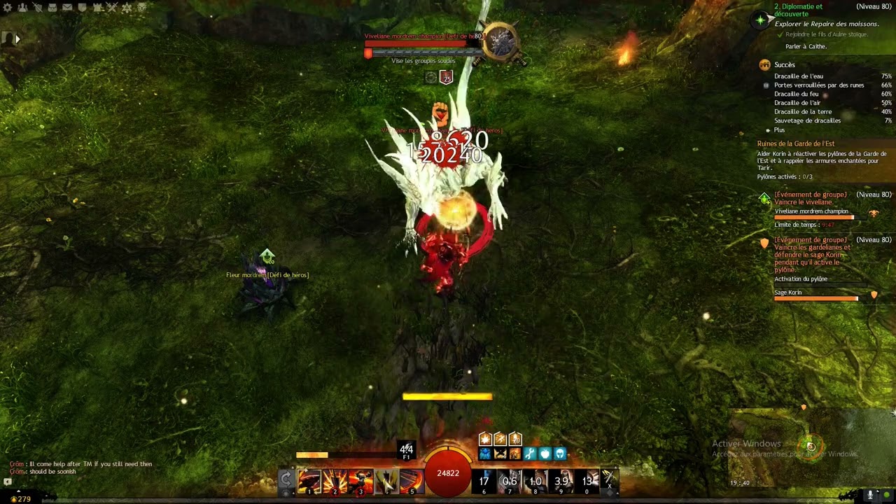 Gw2 - Guerrier DPS lance PVE