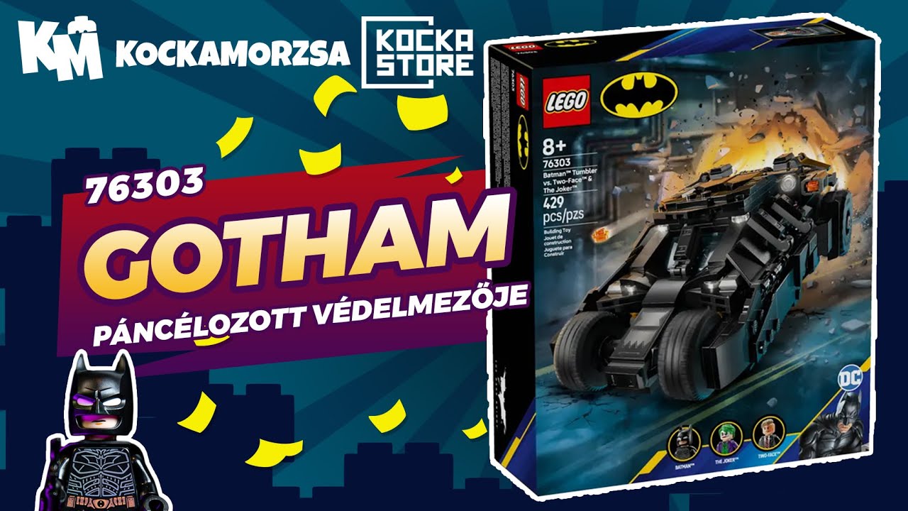 LEGO DC – 76303 – Batman™ Tumbler vs. Kétarc™ és Joker™