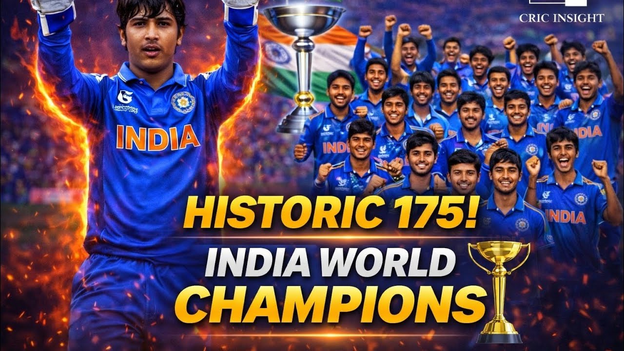 Vaibhav 175 &ndash; India U19 World Cup Champions 2026 | Full Match Analysis