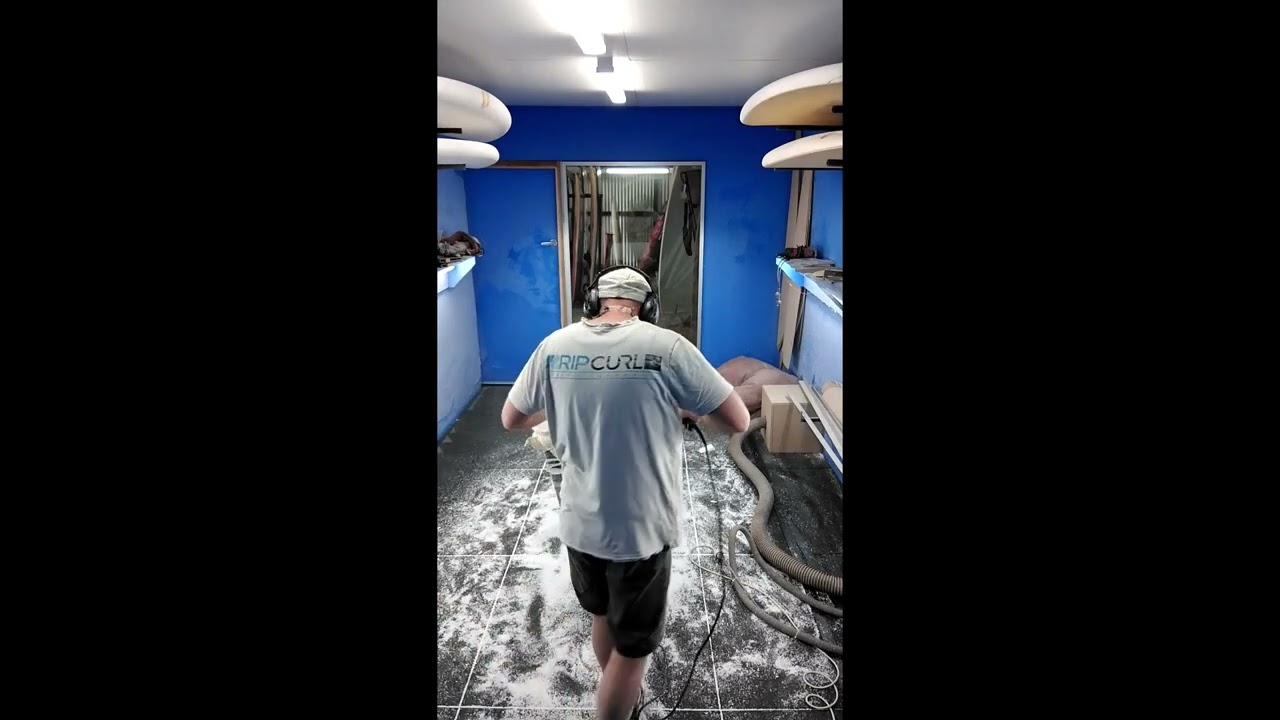 Hand shaping a EPS surfboard in under an hour!