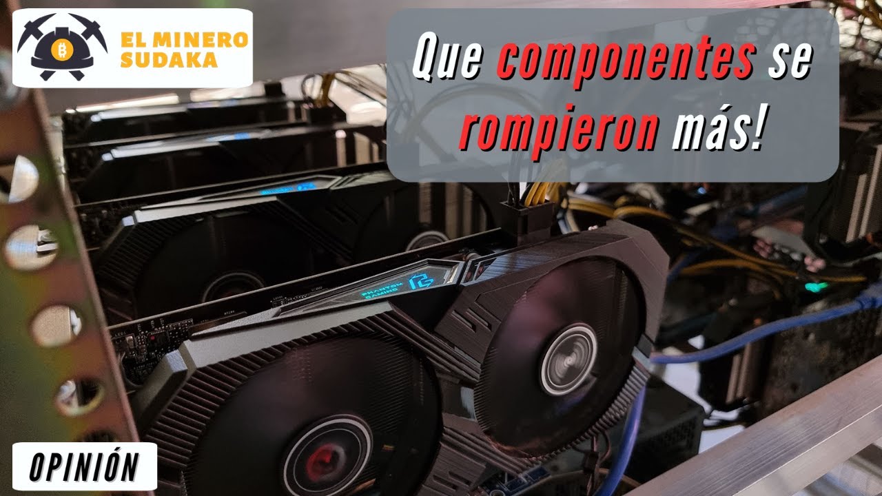 CUÁNTO DURA UN RIG MINERO? GPU, PSU, RISER, ETC!