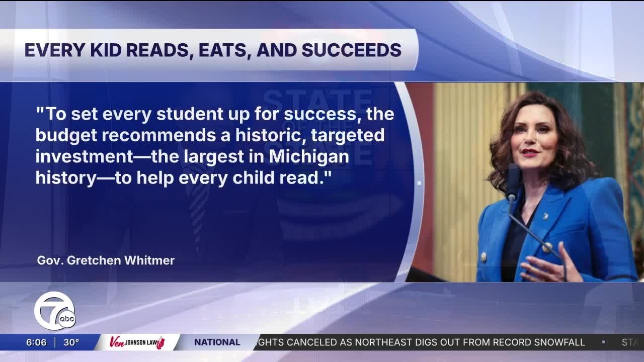 Governor Whitmer planning to address education & literacy at her final State of the State address