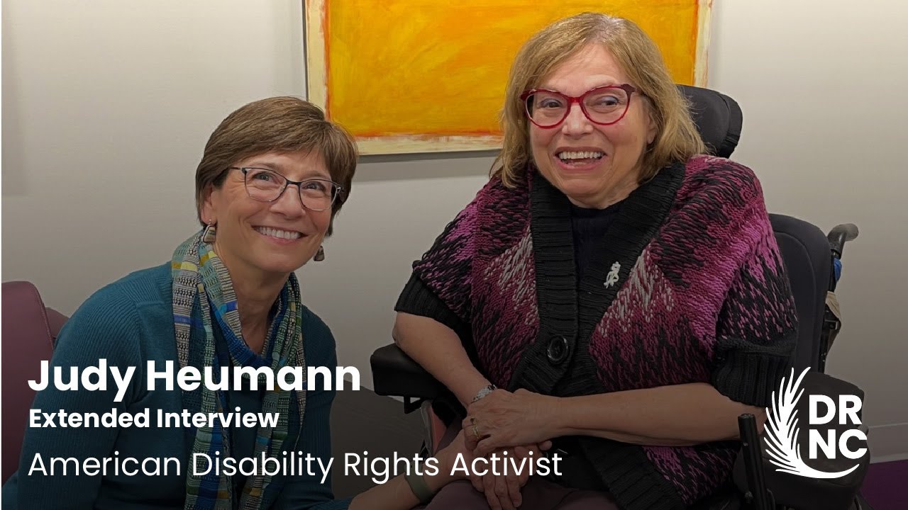 Extended interview with American disability rights activist Judy Heumann