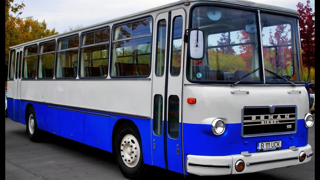 Street Spot. Made in Romania, 1978.   Roman Diesel  RD 111 Bus