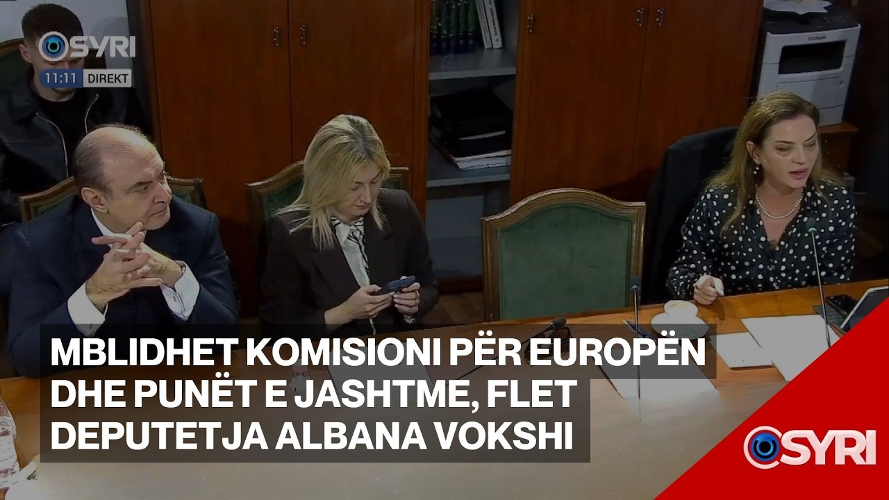 Mblidhet Komisioni për Europën dhe Punët e Jashtme, flet deputetja Albana Vokshi