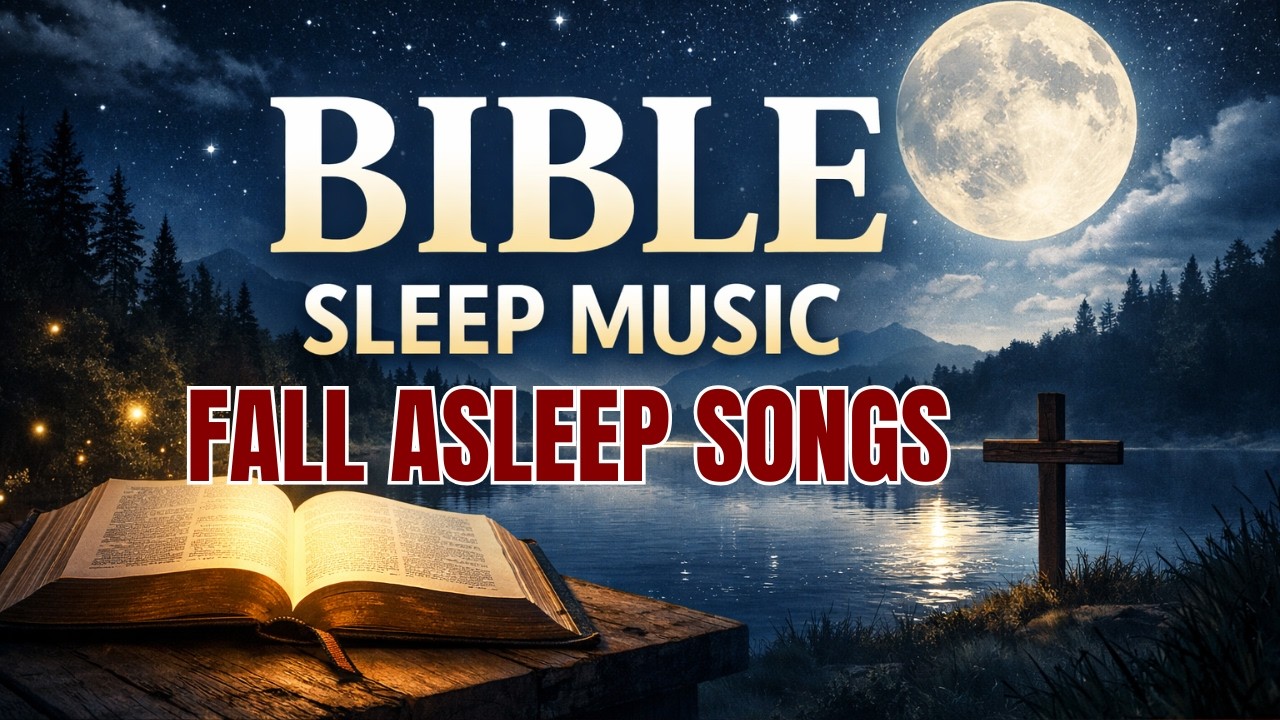 Play THESE Overnight | Fall Asleep Fast With Bible Songs 🌙 8 Hours Christian Sleep Music