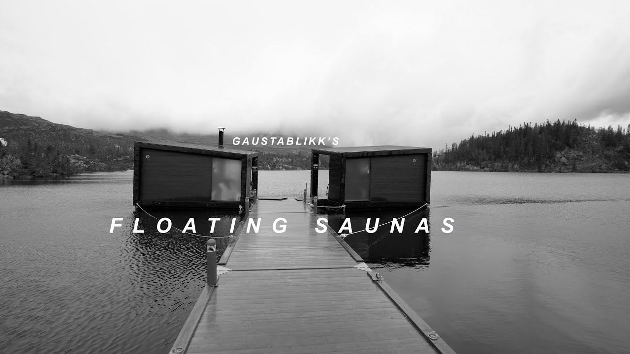 Gaustablikk’s floating saunas, Telemark, Norway
