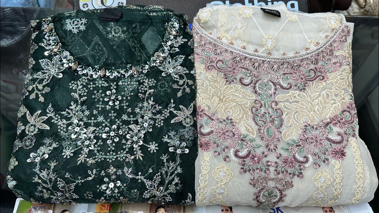 SK HiT✨ Chiffion Organza Exclusive💥 2026 Pakistani EID Main Dress Collection | Gorgeous Eid dresses