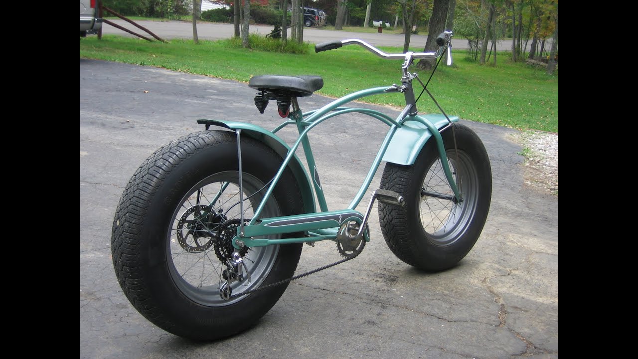 Custom Fat Schwinn Bike with Car Tires