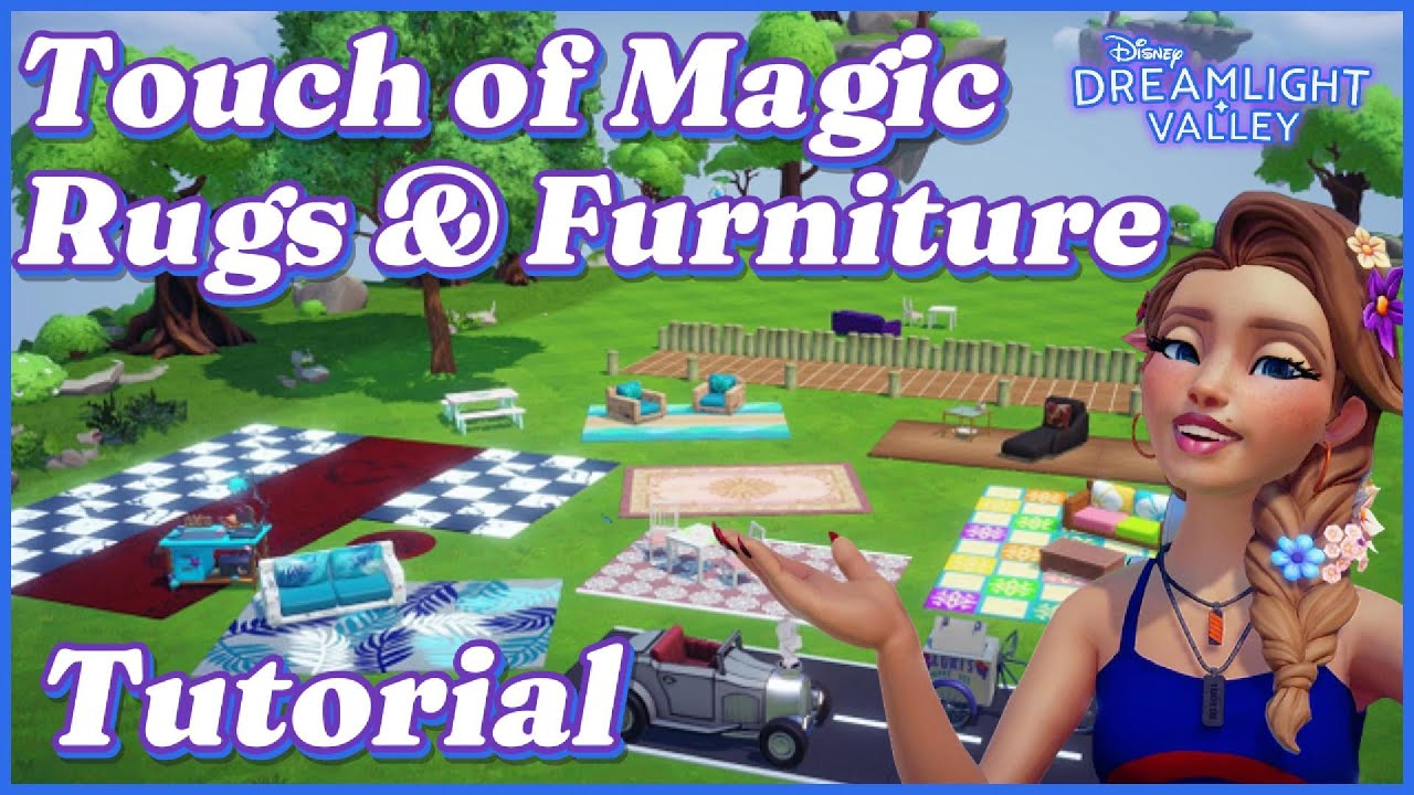 Touch of Magic Tutorial | Rugs & Furniture | Disney Dreamlight Valley
