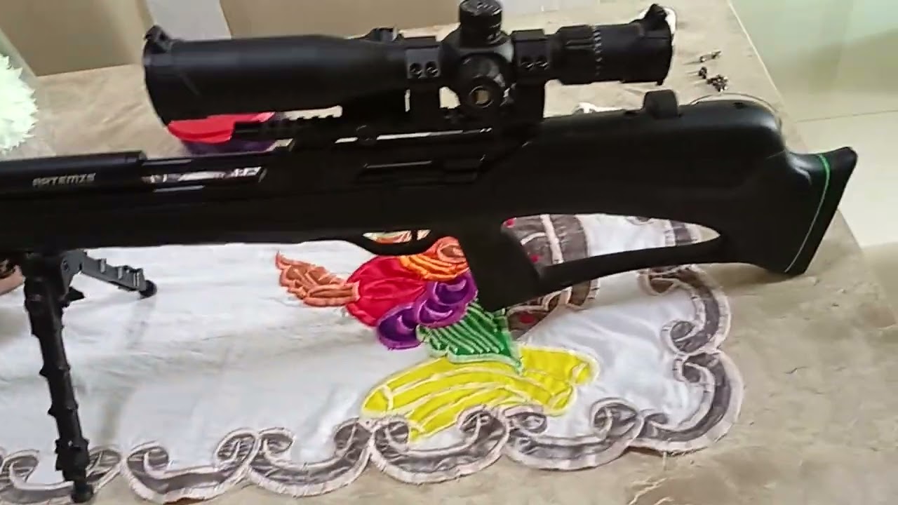 T Rex bullpup, calibre 5,5mm. Cano de 58cm 😮 só falta agrupar pedra 
