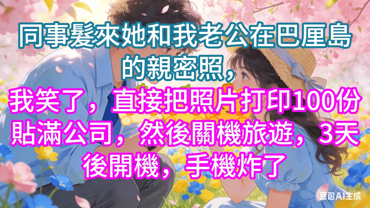 【完結】同事髮來她和我老公在巴厘島的親密照，我笑了，直接把照片打印100份貼滿公司，然後關機旅遊，3天後開機，手機炸了
