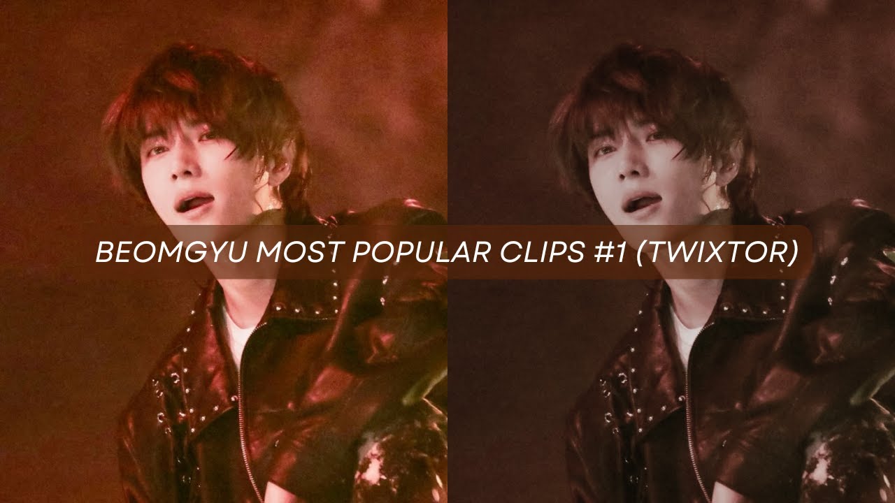 BEOMGYU MOST POPULAR CLIPS FOR EDITS #1 (TWIXTOR version) | sophi⁷