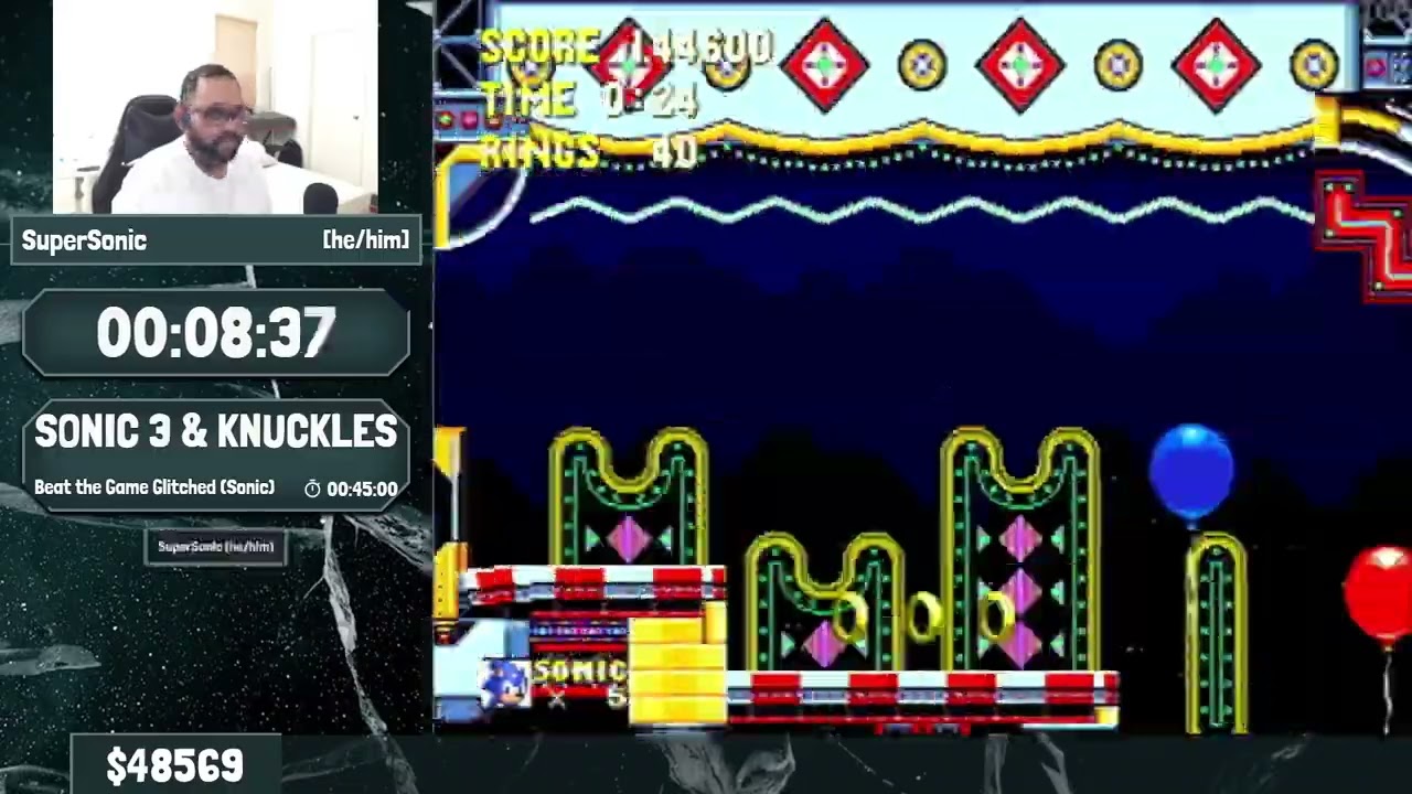 ICEBreaker - Sonic 3 & Knuckles Beat the Game Glitched (Sonic) by @SuperSonic