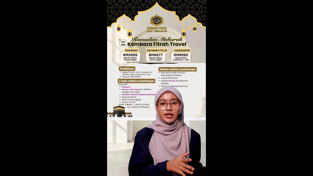 KURSUS UMRAH BERSAMA KEMBARA FITRAH TRAVEL