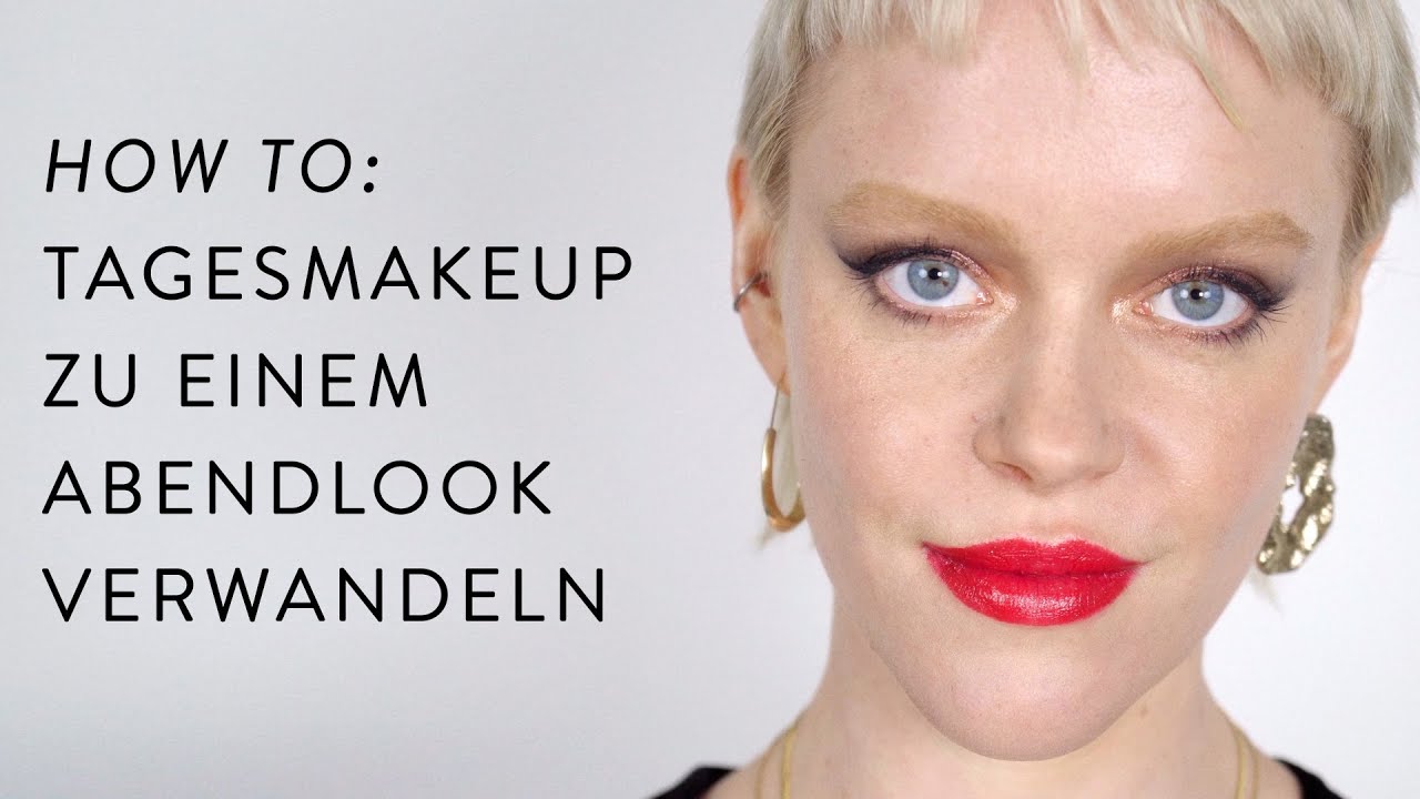 Wie man ein Tagesmakeup zu einem Abendlook verwandelt — 3 Varianten | Naturkosmetik Tutorial