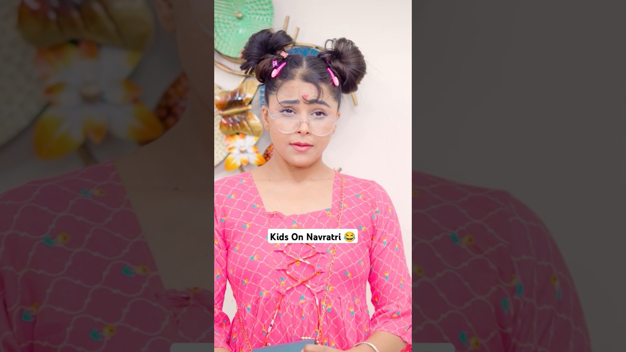 Kids On Navratri 😂 | Deep Kaur | #comedy #navratri #navratrispecial #navratrifast #trending #viral