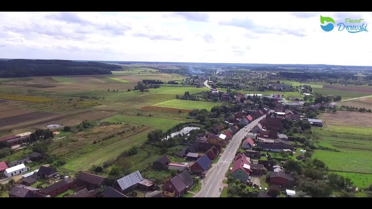 Powiat Drawski z lotu ptaka