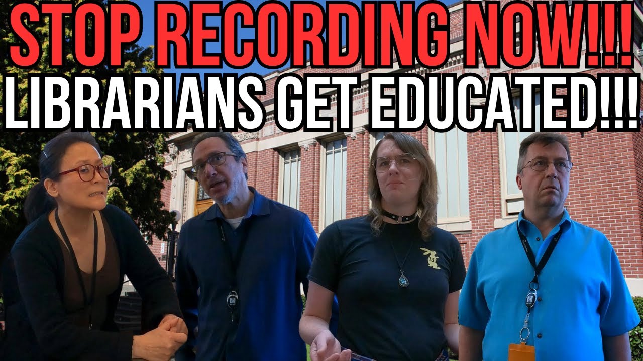 STOP RECORDING NOW!!! LIBRARIANS GET EDUCATED!!!