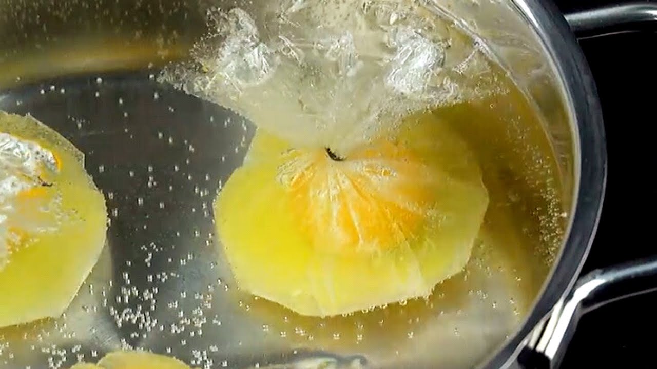 Poşette iyi fikir yumurta yapımı Perfect egg