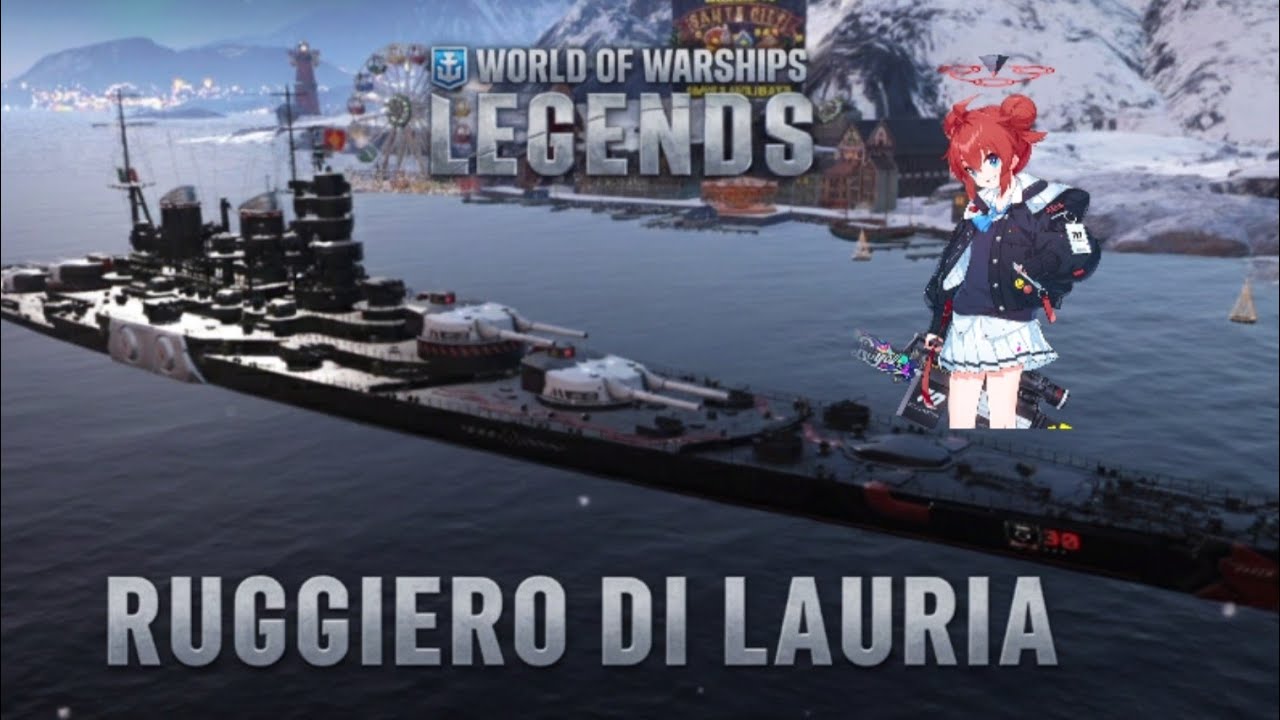 World of Warships: Legends - Standard, R. LAURIA , 5K DMG, 3000 EXP ! 