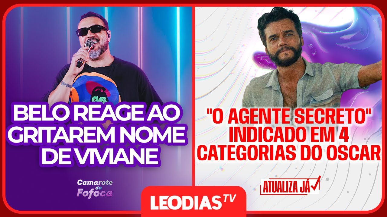 BELO REAGE APÓS PÚBLICO GRITAR NOME DE VIVIANE ARAÚJO | CAMAROTE DA FOFOCA | LeoDias TV