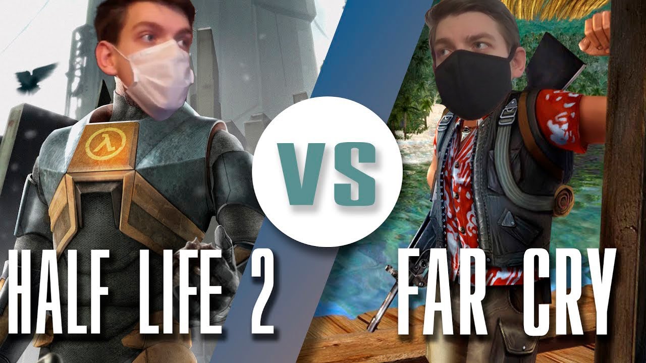 Сталкаш смотрит Far Cry VS Half Life 2 - (ДЕТАЛЬНОЕ СРАВНЕНИЕ)