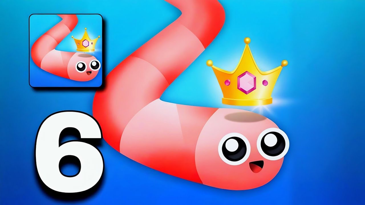 Snake.io 🐍Big Black Snake Eating all snakes - Gameplay Part 6