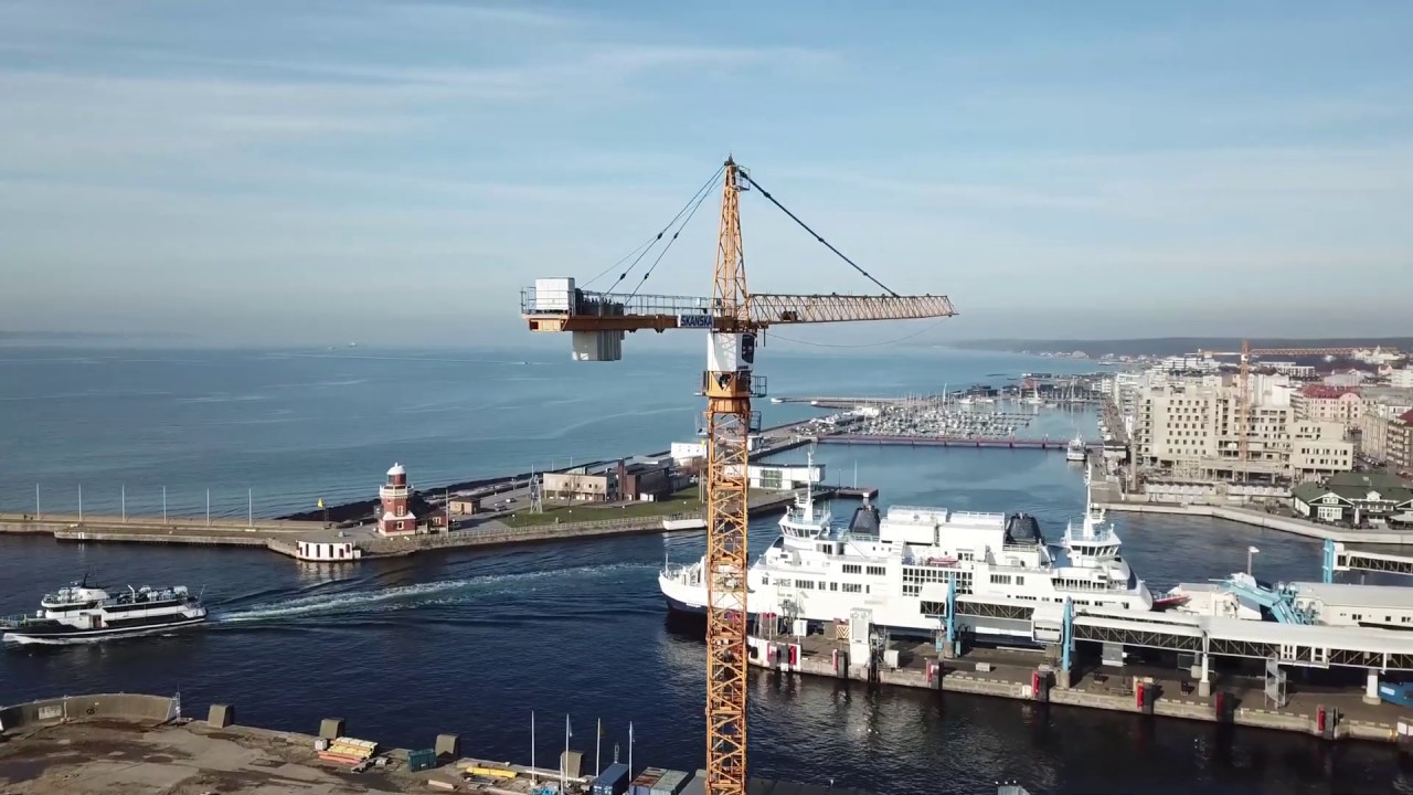 Drönarvy | Helsingborg Oceanhamnen 2019-02-24