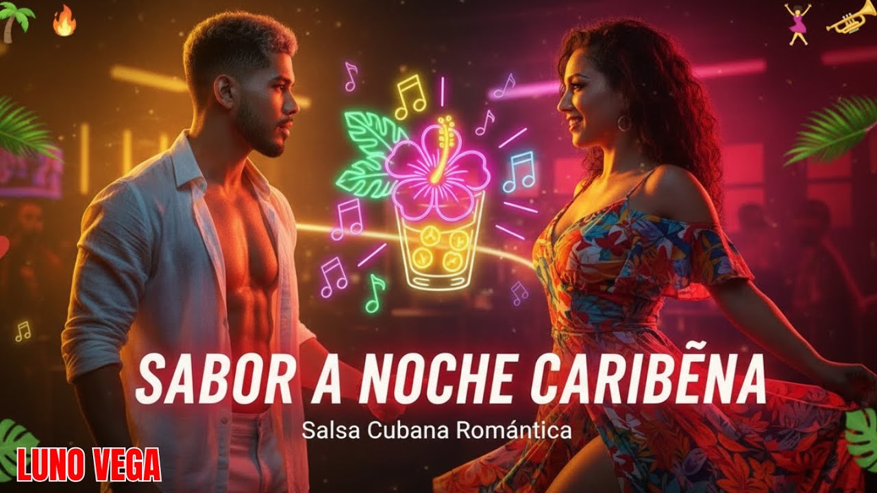 LUNO VEGA🌴🔥 Sabor a Noche Caribeña – Salsa Cubana Romántica | Caribbean Dance 🎺💃
