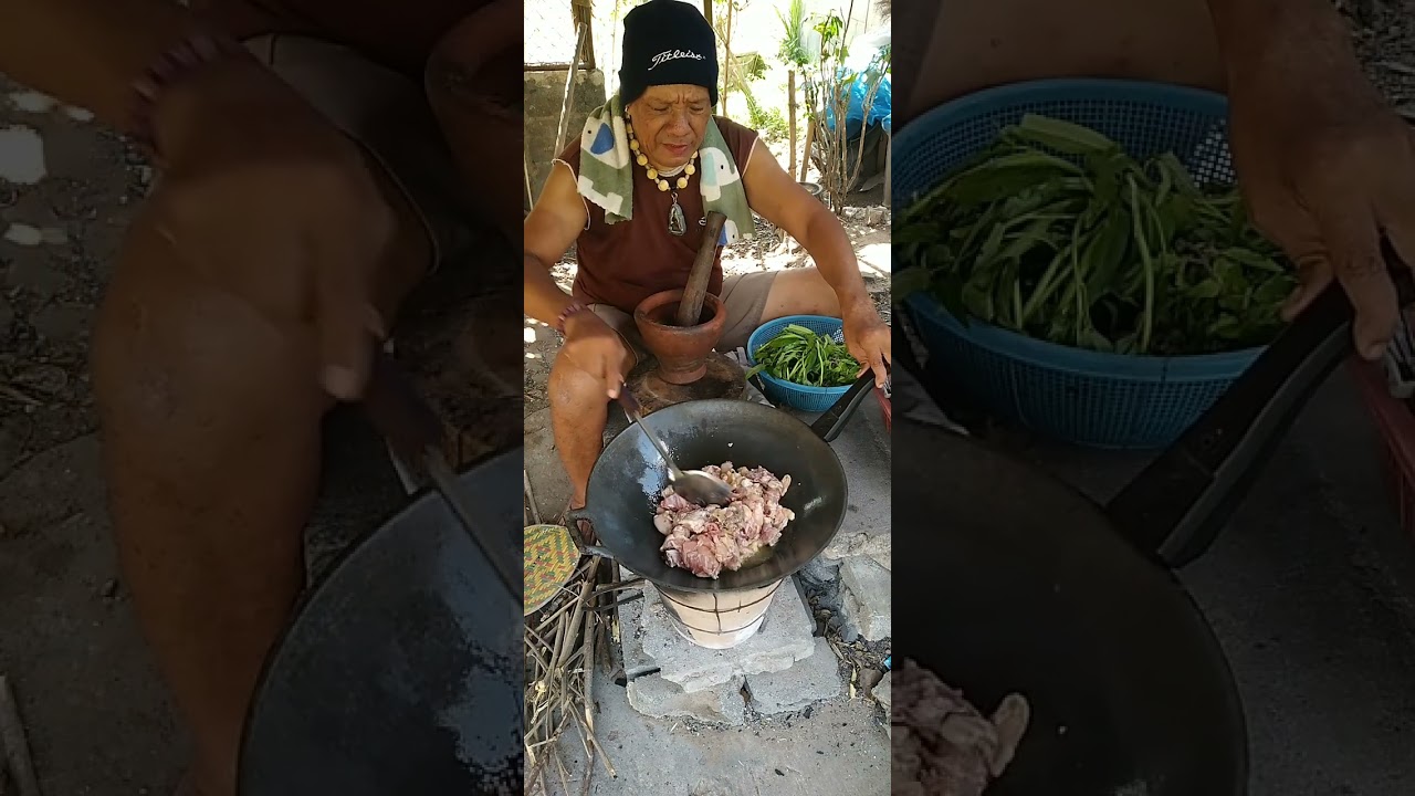 #ep1แกงคั่วไก่ใส่ผักบุ้งจีน