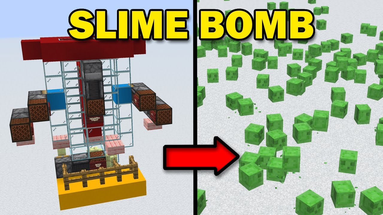 I made the SLIME NUKE possible in SURVIVAL MINECRAFT