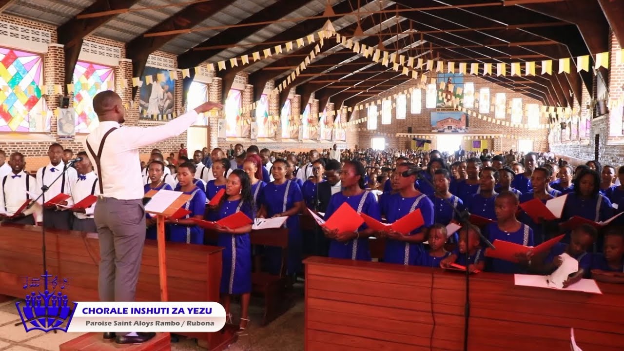 CHORALE INSHUTI ZA YEZU -  Hasingizwe Yezu Kristu by Laurent Ntimugura