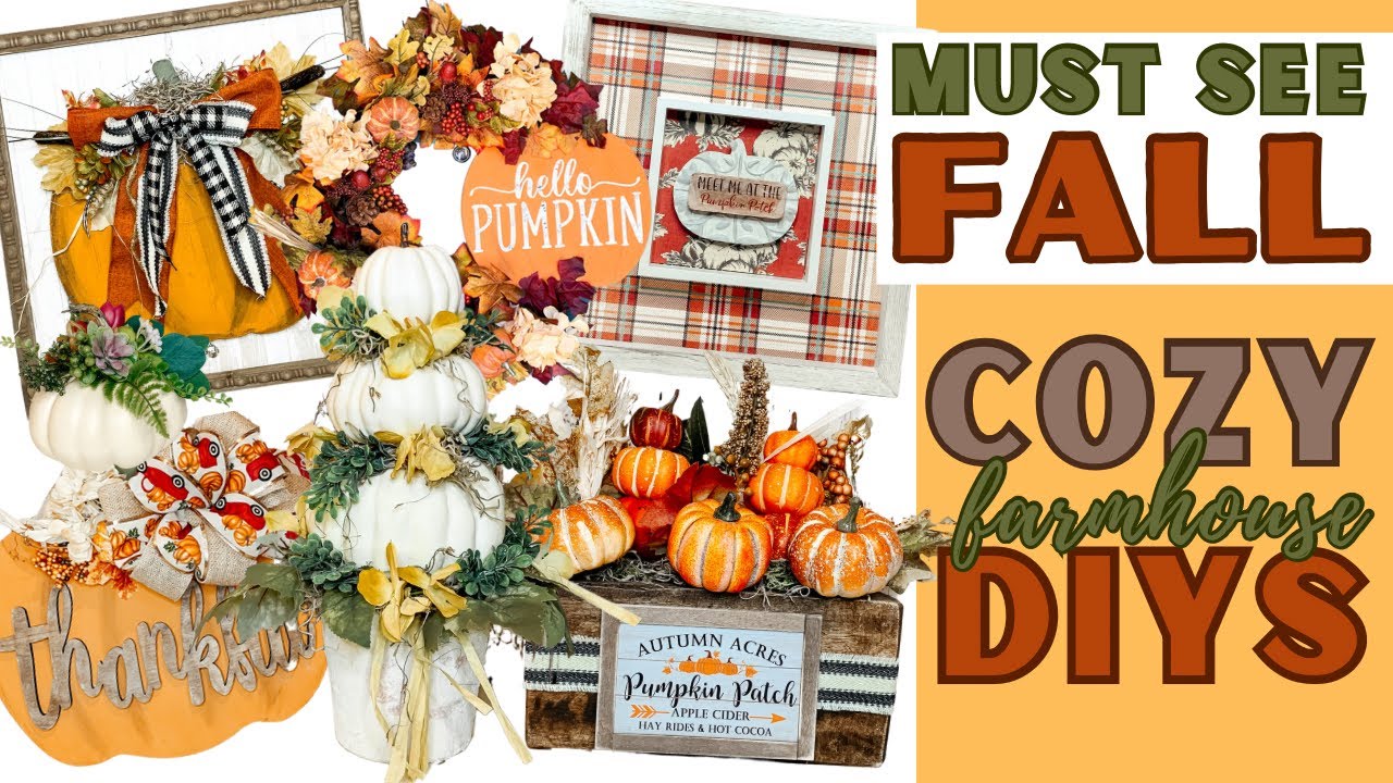 COZY FARMHOUSE FALL DIYS TO TRY