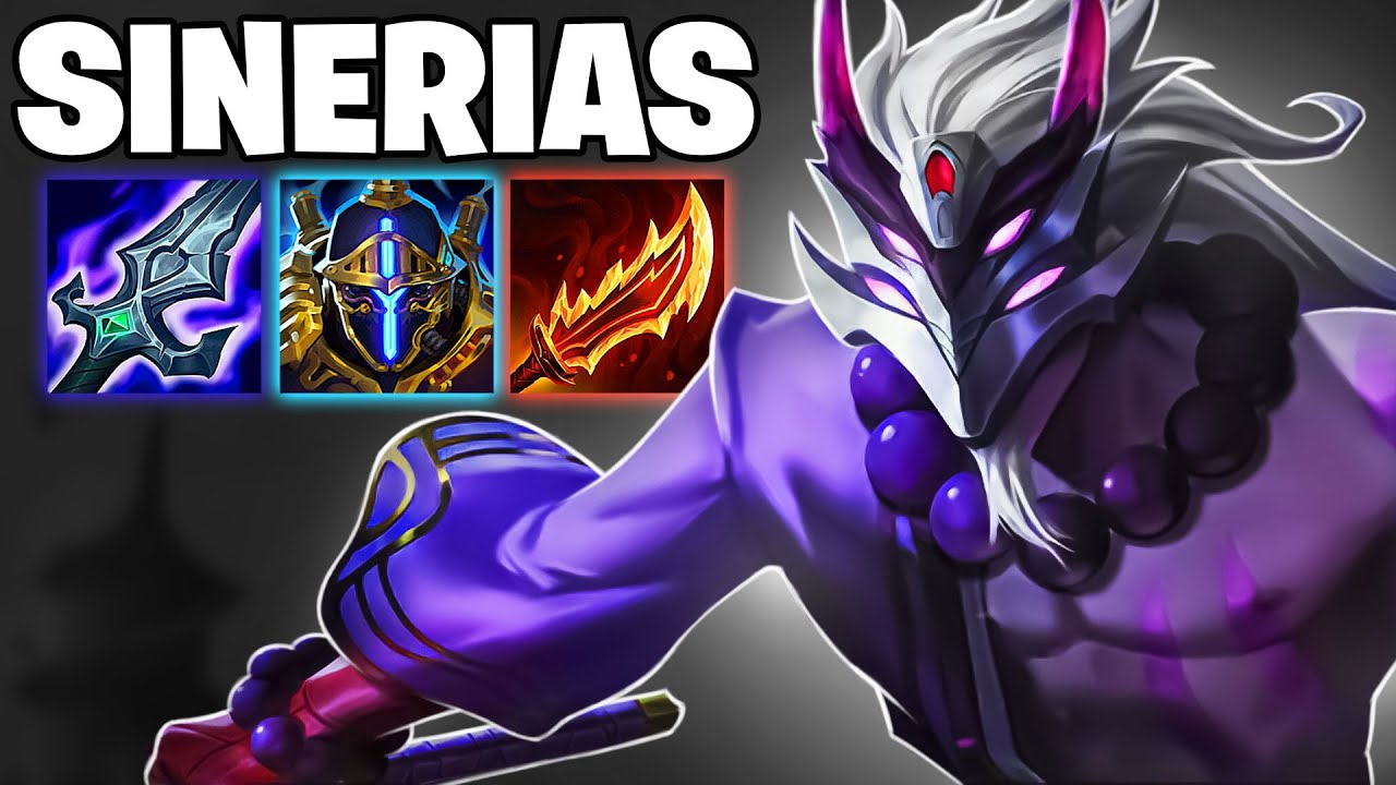 TESTEI A BUILD DO SINERIAS NA SEASON 14! (TOP 1 MASTER YI)