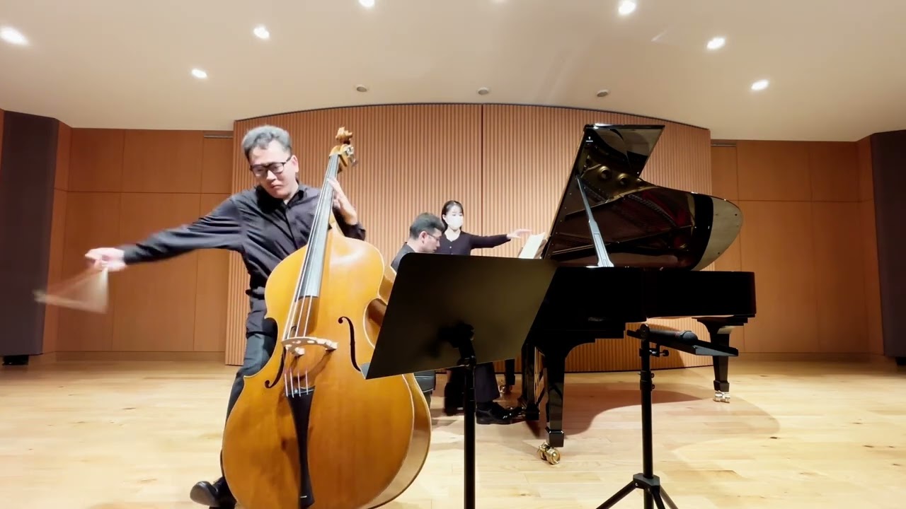 [LIVE]V.Montag Sonate für Kontrabass und Klavier 1.Satz Mikiyasu Furumiya&Ryuzo Seko