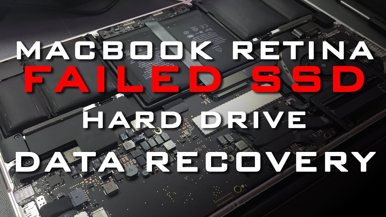 Как восстановить данные с MacBook Pro Retina SSD PCIe NVME