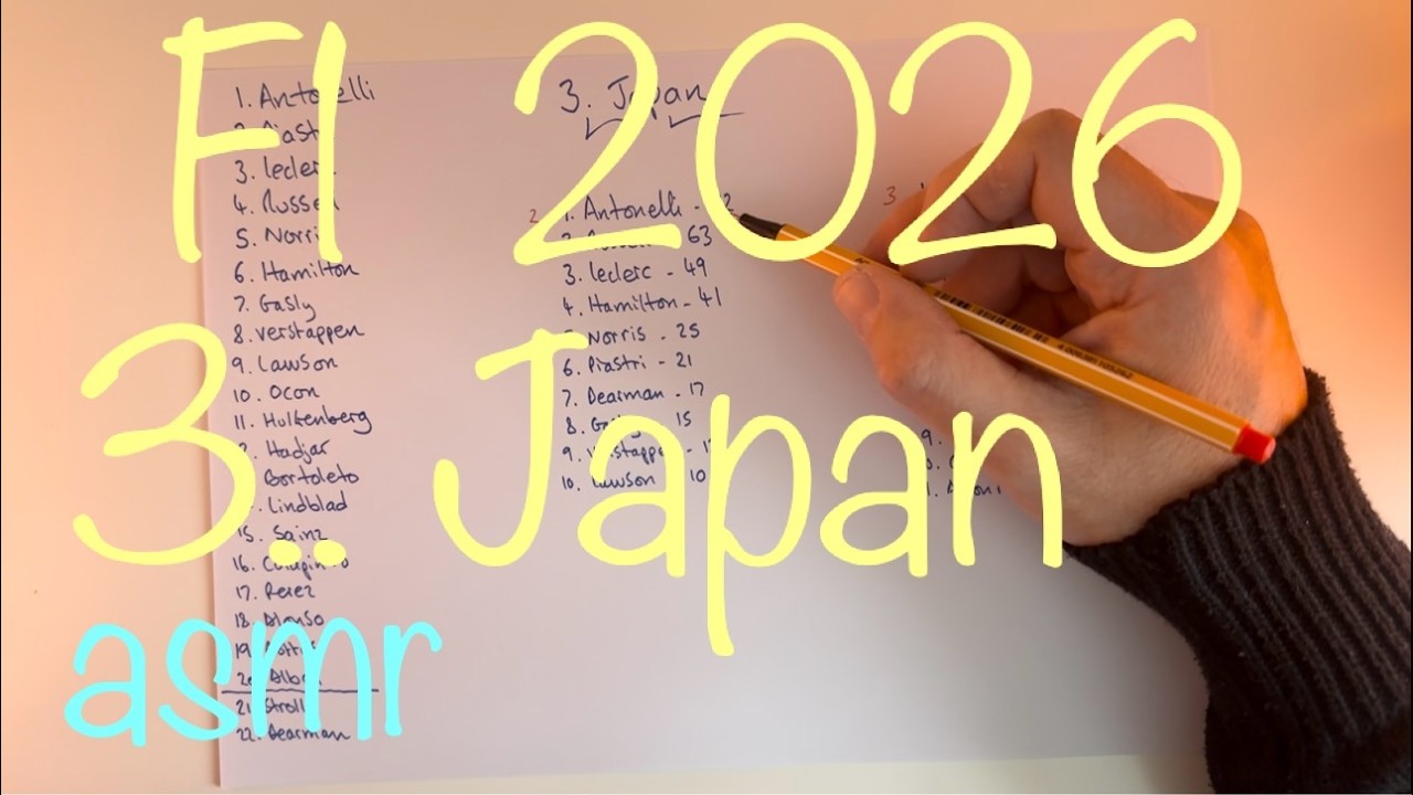 ASMR F1 2026 Japanese GP Antonelli  #f1 #f12026 #asmr Video