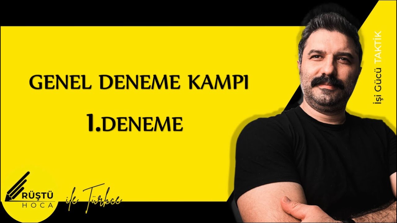 Genel Deneme Kampı | 1.DENEME | RÜŞTÜ HOCA