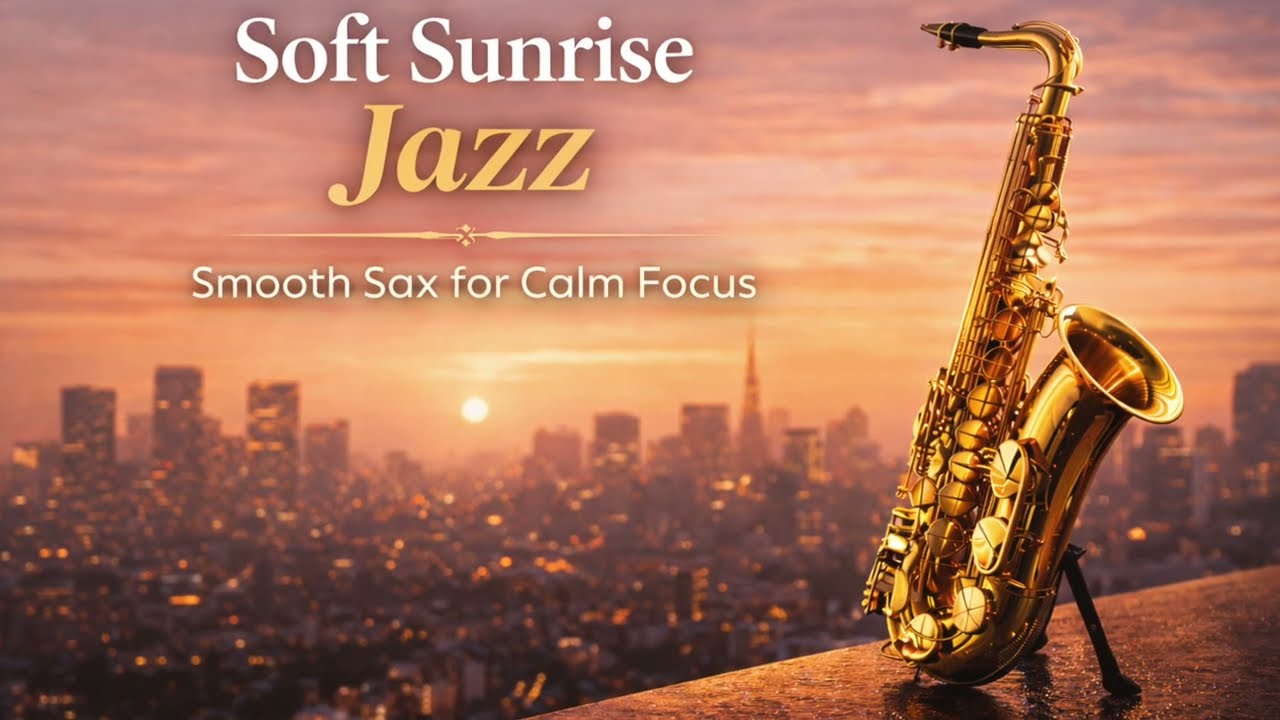 Soft Sunrise Jazz – Smooth Sax for Calm Focus