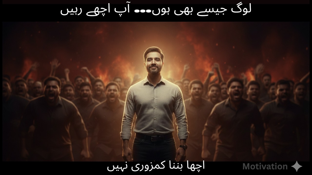 اچھا بننا کمزوری نہیں، اصل طاقت ہے