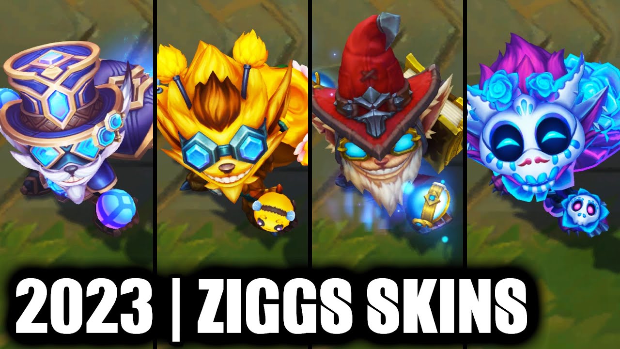ALL ZIGGS SKINS SPOTLIGHT 2023 | League of Legends