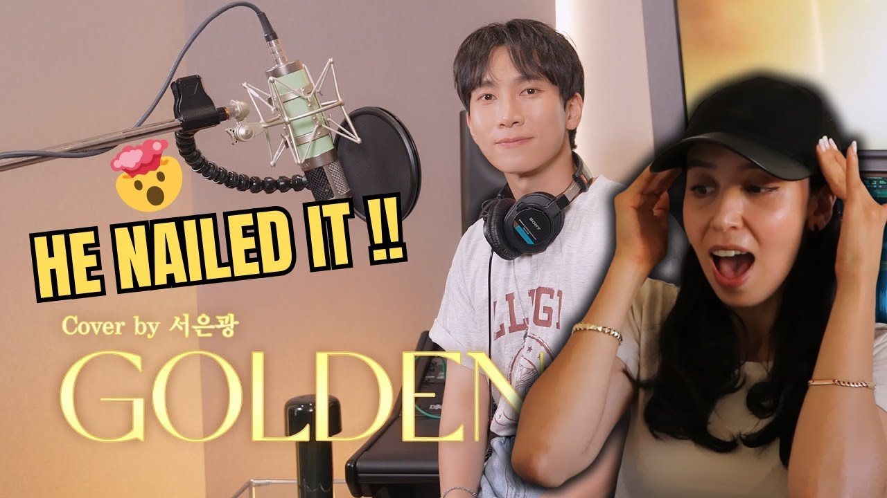 Eunkwang 'Golden' COVER | FIRST TIME REACTION!