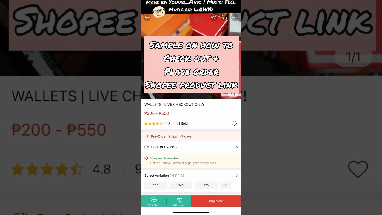 How to Check Out & Place Order from Shopee Product Link
