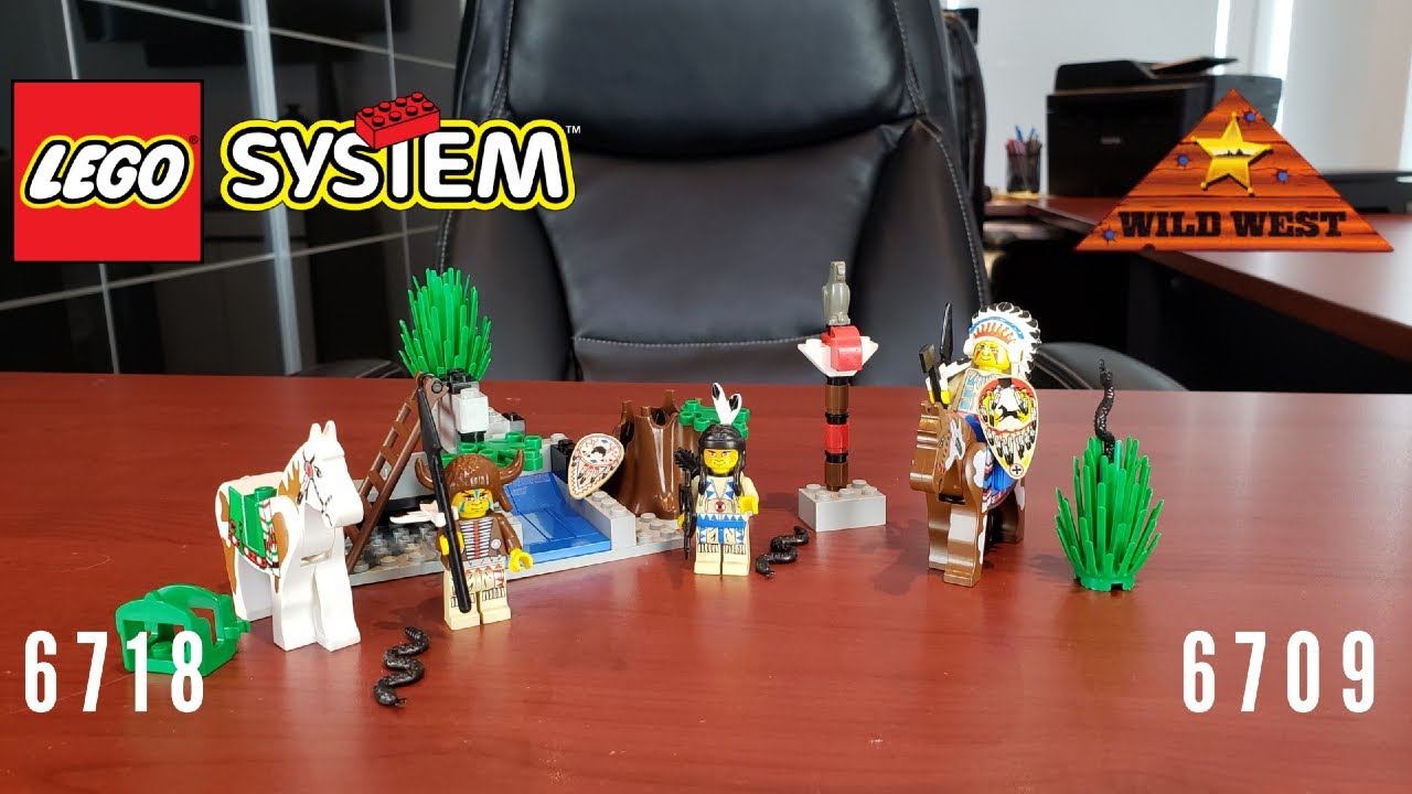 LEGO Wild West Raindance Ridge 6718 & Tribal Chief 6709 Review! Most Detailed Minifigs of the 90s?