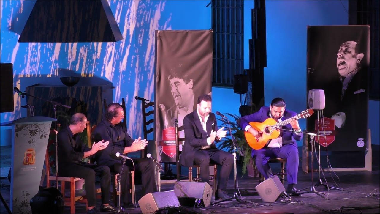 Fernando Canela, en la final del Concurso Nacional de Cante Jondo Antonio Mairena 2019