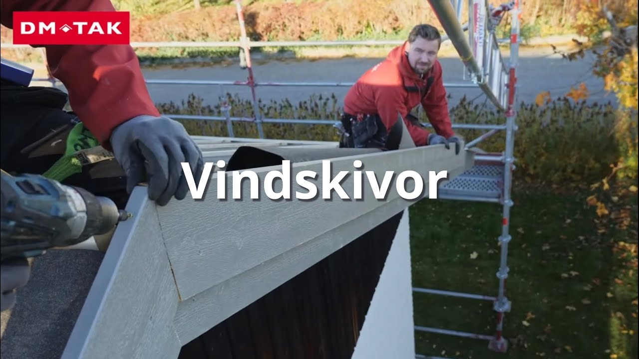 Takskolan. Trädetaljer del 3 - Vindskivor